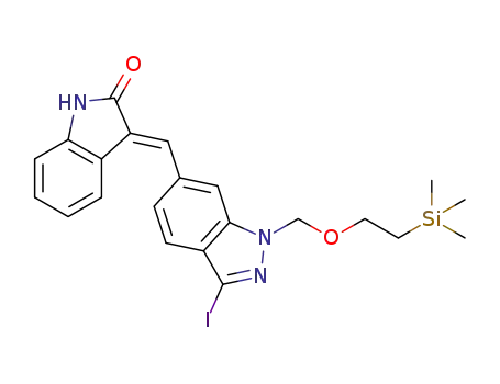 (E)-3-((3-iodo-1-((2-(trimethylsilyl)ethoxy)methyl)-1H-indazol-6-yl)methylene)indolin-2-one
