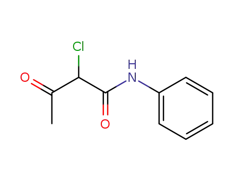 Molecular Structure of 31844-92-5 (2-CHLORO-3-OXO-N-PHENYLBUTANAMIDE)