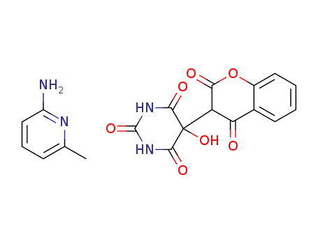 2-amino-6-methylpyridinium 3-(5-hydroxy-2,4,6-trioxohexahydropyrimidin-5-yl)-2,4-dioxochroman-3-ide