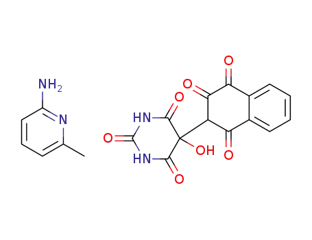 2-amino-6-methylpyridinium 2-(5-hydroxy-2,4,6-trioxohexahydropyrimidin-5-yl)-1,3,4-trioxo-1,2,3,4-tetrahydronaphthalen-2-ide