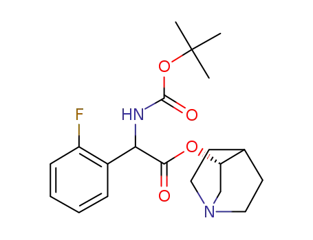 (R)-quinuclidin-3-yl 2-(tert-butoxycarbonylamino)-2-(2-fluorophenyl)acetate
