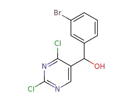(3-bromo-phenyl)-(2,4-dichloro-pyrimidin-5-yl)-methanol