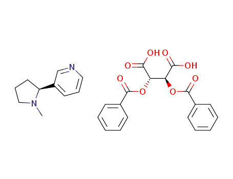S-nicotine dibenzoyl-d-tartrate
