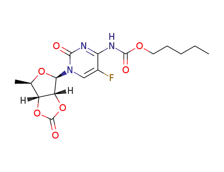 5'-deoxy-5-fluoro-N4-(n-pentyloxycarbonyl)cytidine-2',3'-carbonate