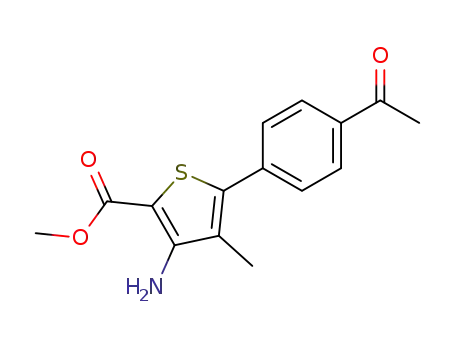 methyl 5-(4-acetylphenyl)-3-amino-4-methylthiophene-2-carboxylate