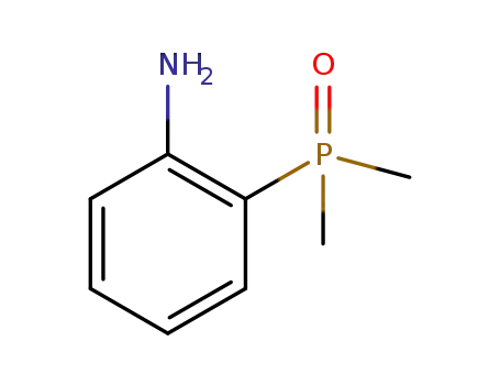 Molecular Structure of 1197953-47-1 (2-(diMethylphosphoryl)aniline)