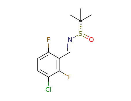 (S,E)-N-(3-chloro-2,6-difluorobenzylidene)-2-methylpropane-2-sulfinamide