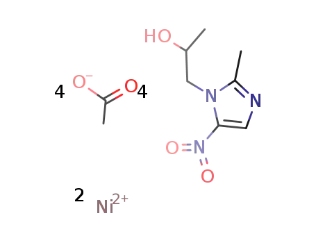 [Ni2(secnidazole)4(μ2-O2C2H3)4]