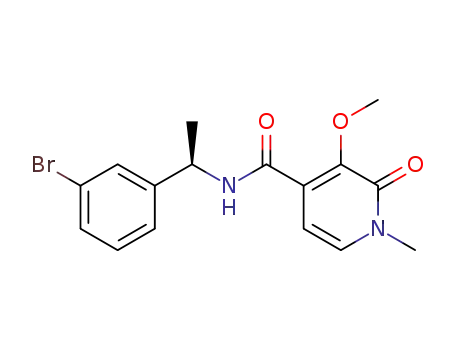 (R)-N-(1-(3-bromophenyl)ethyl)-3-methoxy-1-methyl-2-oxo-1,2-dihydropyridine-4-carboxamide