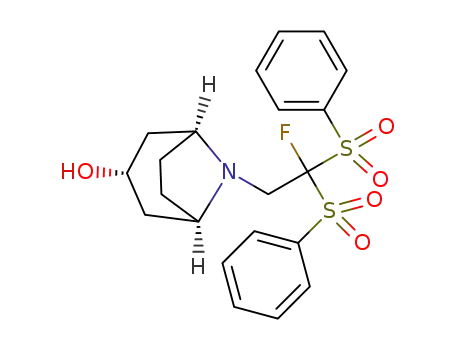 8-(2-fluoro-2,2-bis(phenylsulfonyl)ethyl)-8-azabicyclo[3.2.1]octan-3-ol