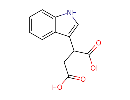 Molecular Structure of 10184-94-8 (Butanedioic acid, 1H-indol-3-yl-)