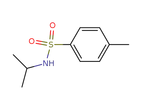 Molecular Structure of 21230-07-9 (Benzenesulfonamide, 4-methyl-N-(1-methylethyl)-)