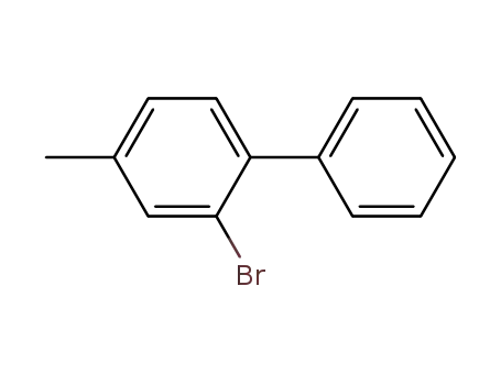 Molecular Structure of 29180-98-1 (2-Bromo-4-methylbiphenyl)