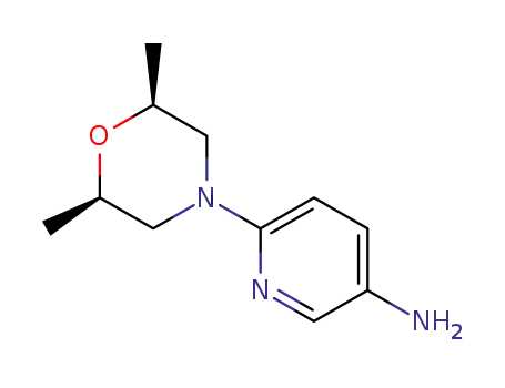 (2S,6R)-2,6-dimethyl-4-(5-aminopyridin-2-yl)morpholine