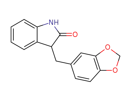 3-benzo[1,3]dioxol-5-ylmethyl-1,3-dihydroindol-2-one
