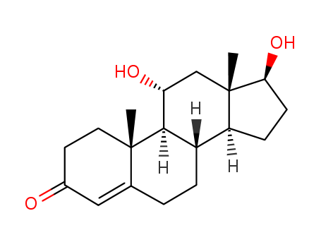 Androst-4-en-3-one,11,17-dihydroxy-, (11a,17b)- cas  3066-12-4