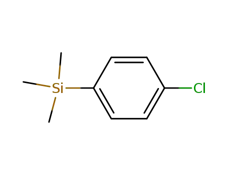 Molecular Structure of 10557-71-8 (P-CHLOROPHENYLTRIMETHYLSILANE)