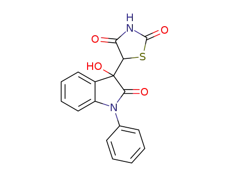 5-(3-hydroxy-2-oxo-1-phenylindolin-3-yl)thiazolidine-2,4-dione