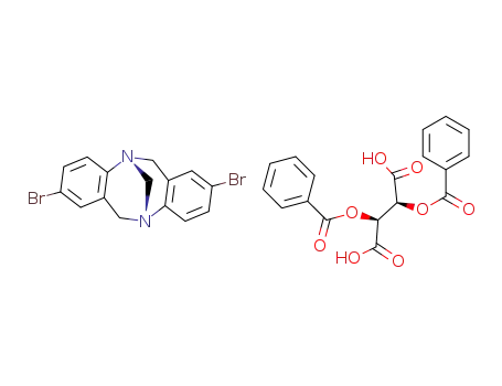 (+)-S,S-2,8-dibromo-6,12-dihydro-5,11-methanodibenzo-[b,f ][1,5]diazocine*(+)-O,O′-dibenzoyl-D-tartaric acid