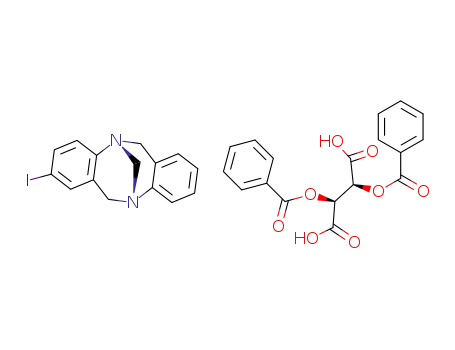 (+)-S,S-2-iodo-6,12-dihydro-5,11-methanodibenzo[b,f ][1,5]-diazocine*(+)-O,O′-dibenzoyl-D-tartaric acid