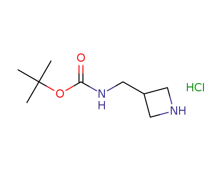 Molecular Structure of 1170108-38-9 (3-BOC-AMINOMETHYL-AZETIDINE HYDROCHLORIDE)