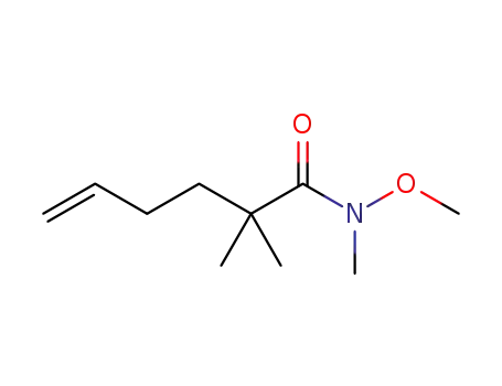 N-methoxy-N,2,2-trimethylhex-5-enamide