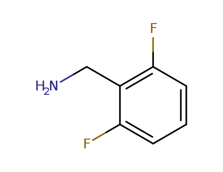 Molecular Structure of 69385-30-4 (2,6-Difluorobenzylamine)