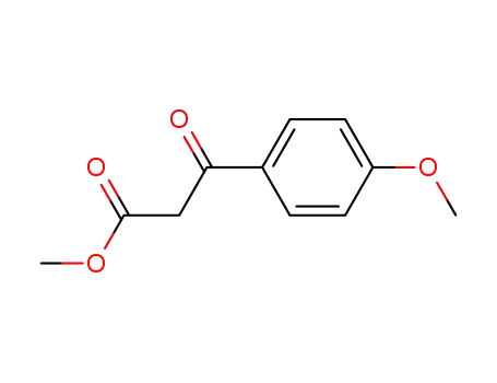 Molecular Structure of 22027-50-5 (Methyl 3-(4-methoxyphenyl)-3-oxopropionate)