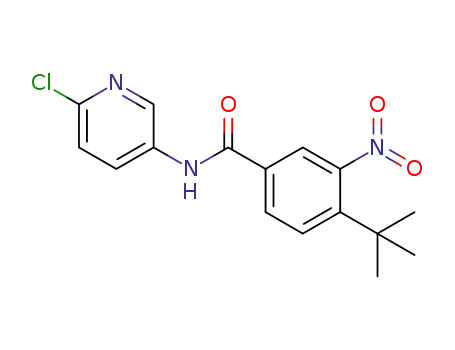 4-tert-butyl-N-(6-chloropyridin-3-yl)-3-nitrobenzamide