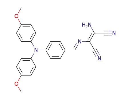 2-amino-3-((E)-(4-(bis(4-methoxyphenyl)amino)benzylidene)amino)maleonitrile