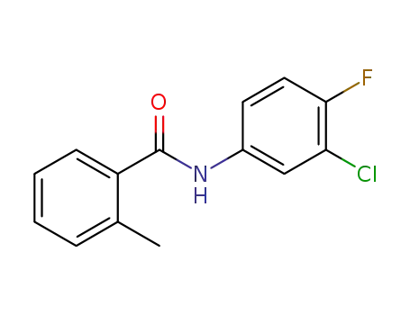 N-(3-chloro-4-fluorophenyl)-2-methylbenzamide