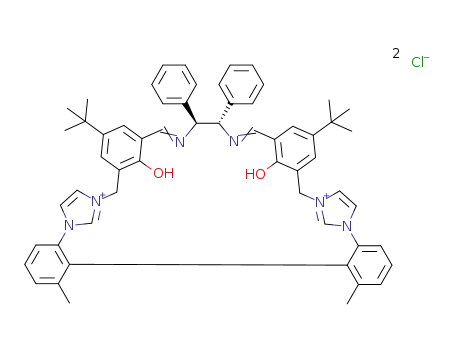 (1R,2R)-(-)-N,N′-bis(3-tert-butyl-5-diyl-1-ylmethyl-salicyliden)-[(Ra)-1,1′-(6,6′-dimethyl-[1,1′-biphenyl]-2,2′-diyl)bis(1H-imidazol-3-ium)]-1,2-diphenylethan-diamin-dichloride