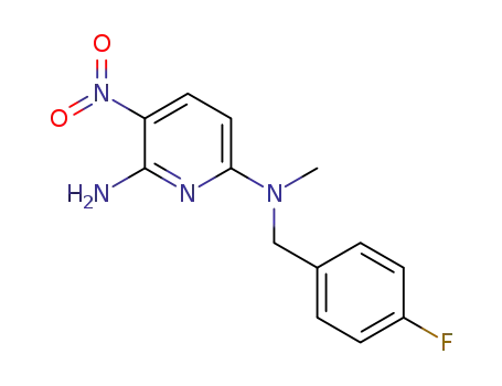2-amino-6-[(4-fluorobenzyl)(methyl)amino]-3-nitropyridine