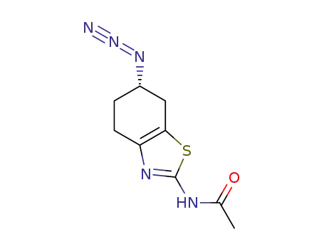 (S)-2-acetylamino-6-azido-4,5,6,7-tetrahydrobenzothiazole