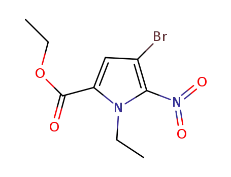 ethyl 4-bromo-1-ethyl-5-nitro-1H-pyrrole-2-carboxylate