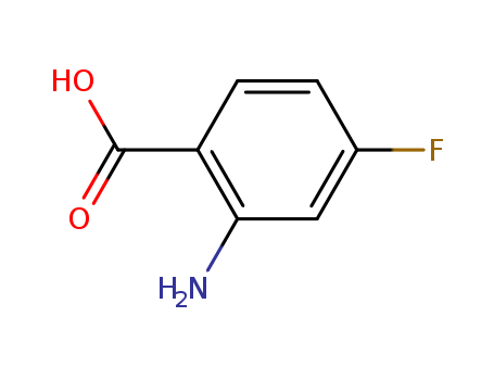446-32-2,2-Amino-4-fluorobenzoic acid,Anthranilicacid, 4-fluoro- (7CI,8CI);4-Fluoro-2-aminobenzoic acid;4-Fluoroanthranilic acid;