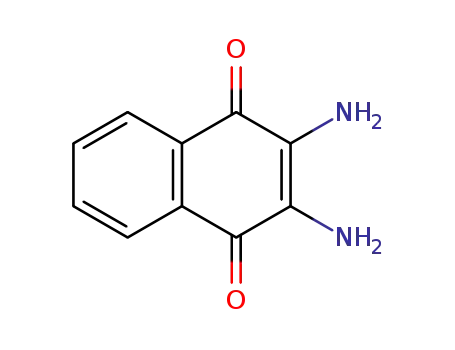 Molecular Structure of 13755-95-8 (1,4-Naphthalenedione, 2,3-diamino-)