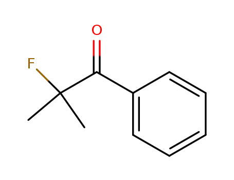 Molecular Structure of 71057-10-8 (1-Propanone, 2-fluoro-2-methyl-1-phenyl- (9CI))