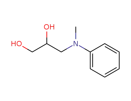 Molecular Structure of 42871-95-4 (1,2-Propanediol, 3-(methylphenylamino)-)