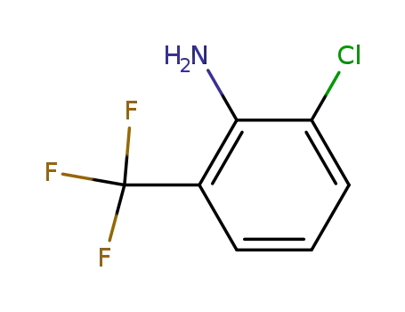 Molecular Structure of 433-94-3 (2-Amino-3-chlorobenzotrifluoride)