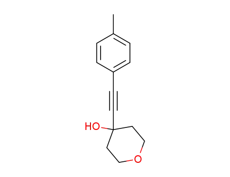 4-(p-tolylethynyl)tetrahydro-2H-pyran-4-ol