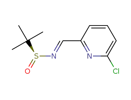 (S)-N-[(1E)-(6-chloropyridin-2-yl)methylidene]-2-methylpropane-2-sulfinamide