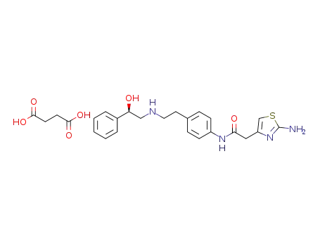 (R)-2-(2-aminothiazol-4-yl)-4’-[2-[(2-hydroxy-2-phenylethyl)amino]ethyl]acetanilide monosuccinate