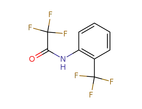 Molecular Structure of 2368-64-1 (AcetaMide, 2,2,2-trifluoro-N-[2-(trifluoroMethyl)phenyl]-)