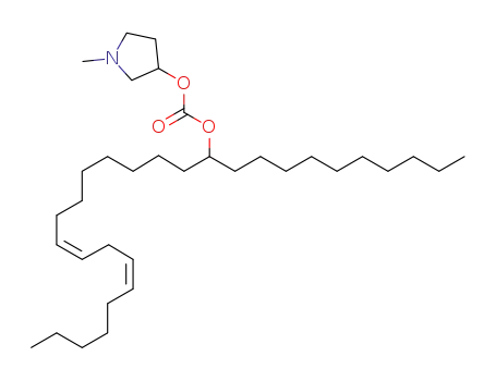 1-methylpyrrolidin-3-yl (9Z,12Z)-octacosa-19,22-dien-11-yl carbonate