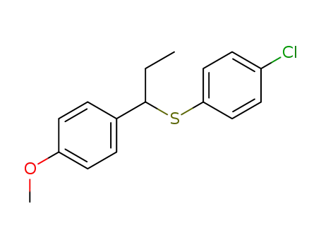 (4-chlorophenyl)(1-(4-methoxyphenyl)propyl)sulfane