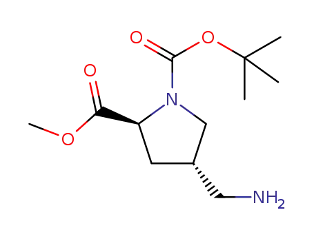 1-tert-butyl 2-methyl (2S,4S)-4-(aminomethyl)pyrrolidine-1,2-dicarboxylate