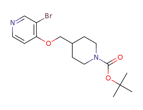 tert-butyl 4-(((3-bromopyridin-4-yl)oxy)methyl)piperidine-1-carboxylate