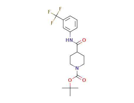 tert-butyl 4-((3-(trifluoromethyl)phenyl)carbamoyl)piperidine-1-carboxylate