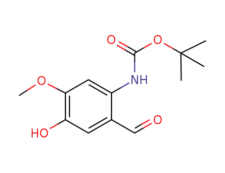 tertiary butyl(2-formyl-4-hydroxy-5-methoxyphenyl)aminobenzoic acid ester